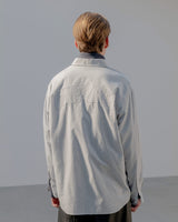 uniform experiment 25A/W CUT-OUT LOGO STRIPE SHIRT [ UE-252016 ]