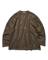 uniform experiment 25A/W SILKY MILLED WOOL LOOSE L/S TEE [ UE-252043 ]