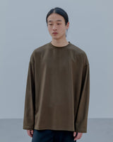 uniform experiment 25A/W SILKY MILLED WOOL LOOSE L/S TEE [ UE-252043 ]