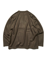 uniform experiment 25A/W SILKY MILLED WOOL LOOSE L/S TEE [ UE-252043 ]