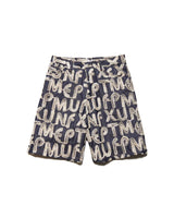 uniform experiment 25A/W OVERFLOW DENIM SHORTS [ UE-252047 ]