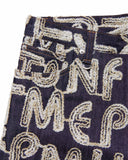 uniform experiment 25A/W OVERFLOW DENIM SHORTS [ UE-252047 ]