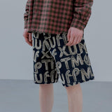 uniform experiment 25A/W OVERFLOW DENIM SHORTS [ UE-252047 ]