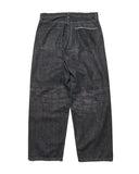 uniform experiment 25A/W WASHED DENIM BOLD-FIT JEANS [ UE-252053 ]