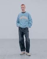uniform experiment 25A/W WASHED DENIM BOLD-FIT JEANS [ UE-252053 ]