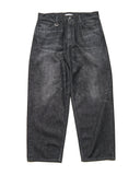 uniform experiment 25A/W WASHED DENIM BOLD-FIT JEANS [ UE-252053 ]