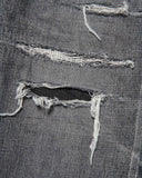 uniform experiment 25A/W DAMAGED DENIM REGULAR-FIT JEANS [ UE-252054 ]