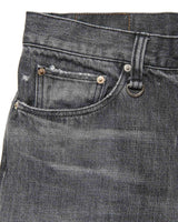 uniform experiment 25A/W DAMAGED DENIM REGULAR-FIT JEANS [ UE-252054 ]