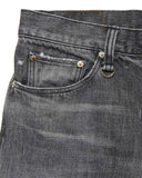 uniform experiment 25A/W DAMAGED DENIM REGULAR-FIT JEANS [ UE-252054 ]