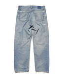 uniform experiment 25A/W DAMAGED DENIM REGULAR-FIT JEANS [ UE-252054 ]