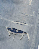 uniform experiment 25A/W DAMAGED DENIM REGULAR-FIT JEANS [ UE-252054 ]