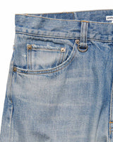 uniform experiment 25A/W DAMAGED DENIM REGULAR-FIT JEANS [ UE-252054 ]