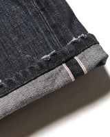 uniform experiment 25A/W DAMAGED DENIM TAPERED-FIT JEANS [ UE-252055 ]