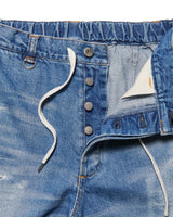 uniform experiment 25A/W PATCHWORKED DENIM WIDE-FITJEANS [ UE-252056 ]