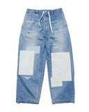 uniform experiment 25A/W PATCHWORKED DENIM WIDE-FITJEANS [ UE-252056 ]
