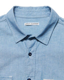 uniform experiment 25A/W WASHED CHAMBRAY SHIRT [ UE-252058 ]