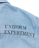 uniform experiment 25A/W WASHED CHAMBRAY SHIRT [ UE-252058 ]