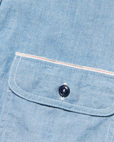 uniform experiment 25A/W WASHED CHAMBRAY SHIRT [ UE-252058 ]