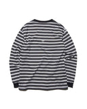 uniform experiment 25A/W BORDER L/S TEE [ UE-252063 ]