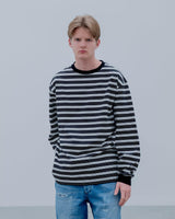 uniform experiment 25A/W BORDER L/S TEE [ UE-252063 ]