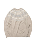 uniform experiment 25A/W ENTANGLED NORDIC SWEATER [ UE-252067 ]