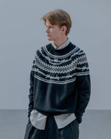 uniform experiment 25A/W ENTANGLED NORDIC SWEATER [ UE-252067 ]