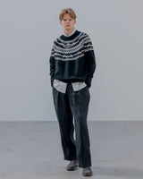uniform experiment 25A/W ENTANGLED NORDIC SWEATER [ UE-252067 ]
