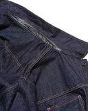[ Pre-order ] uniform experiment 26A/W LEATHER ASSEMBLED DENIM TRUCKER JACKET [ UE-262020 ]