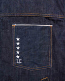 [ Pre-order ] uniform experiment 26A/W LEATHER ASSEMBLED DENIM TRUCKER JACKET [ UE-262020 ]