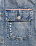 [ Pre-order ] uniform experiment 26A/W DAMAGED DENIM TRUCKER JACKET [ UE-262024 ]