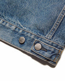 [ Pre-order ] uniform experiment 26A/W DAMAGED DENIM TRUCKER JACKET [ UE-262024 ]