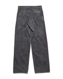 [ Pre-order ] uniform experiment 26A/W DAMAGED DENIM WIDE-FIT JEANS [ UE-262025 ]
