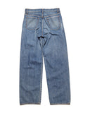 [ Pre-order ] uniform experiment 26A/W DAMAGED DENIM WIDE-FIT JEANS [ UE-262025 ]