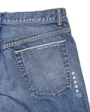 [ Pre-order ] uniform experiment 26A/W DAMAGED DENIM WIDE-FIT JEANS [ UE-262025 ]