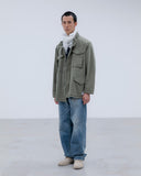[ Pre-order ] uniform experiment 26A/W DAMAGED DENIM WIDE-FIT JEANS [ UE-262025 ]