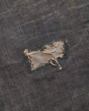 [ Pre-order ] uniform experiment 26A/W DAMAGED DENIM REGULAR-FIT JEANS [ UE-262026 ]
