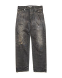 uniform experiment 26A/W DAMAGED DENIM REGULAR-FIT JEANS [ UE-262026 ]