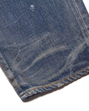 [ Pre-order ] uniform experiment 26A/W DAMAGED DENIM REGULAR-FIT JEANS [ UE-262026 ]