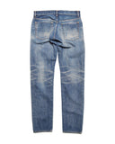 [ Pre-order ] uniform experiment 26A/W DAMAGED DENIM TAPERED-FIT JEANS [ UE-262027 ]