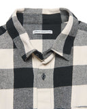 [ Pre-order ] uniform experiment 26A/W LINE FLANNEL CHECK DRAWCORD SHIRT [ UE-262040 ]