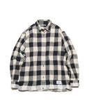 uniform experiment 26A/W LINE FLANNEL CHECK DRAWCORD SHIRT [ UE-262040 ]