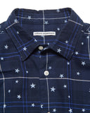 [ Pre-order ] uniform experiment 26A/W STAR PRINT CHECK SHIRT [ UE-262047 ]