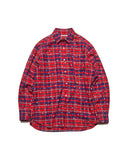 [ Pre-order ] uniform experiment 26A/W STAR PRINT CHECK SHIRT [ UE-262047 ]