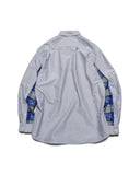 [ Pre-order ] uniform experiment 26A/W STAR PRINT CHECK PANELED B.D SHIRT [ UE-262048 ]