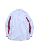 [ Pre-order ] uniform experiment 26A/W STAR PRINT CHECK PANELED B.D SHIRT [ UE-262048 ]