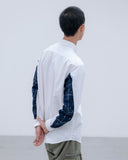 [ Pre-order ] uniform experiment 26A/W STAR PRINT CHECK PANELED B.D SHIRT [ UE-262048 ]