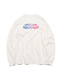 uniform experiment 26A/W GRADATION LOGO L/S TEE [ UE-262055 ]