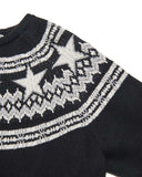[ Pre-order ] uniform experiment 26A/W STAR NORDIC SWEATER [ UE-262059 ]