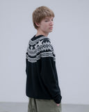 [ Pre-order ] uniform experiment 26A/W STAR NORDIC SWEATER [ UE-262059 ]