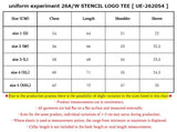 [ Pre-order ] uniform experiment 26A/W STENCIL LOGO TEE [ UE-262054 ]